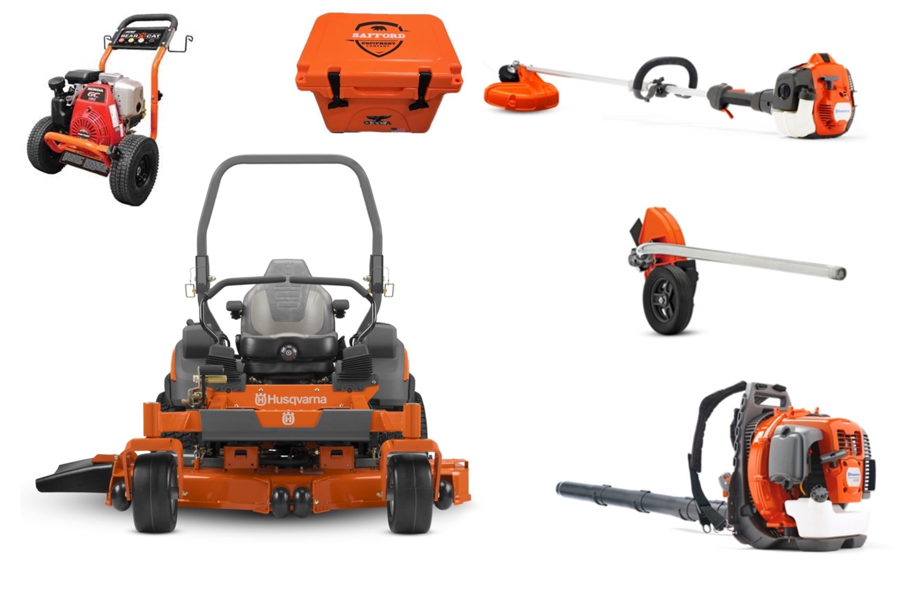 HH704 Husqvarna Mower Bundle Z560X Zero Turn 525LK Trimmer 560BTS Blower Safford Equipment