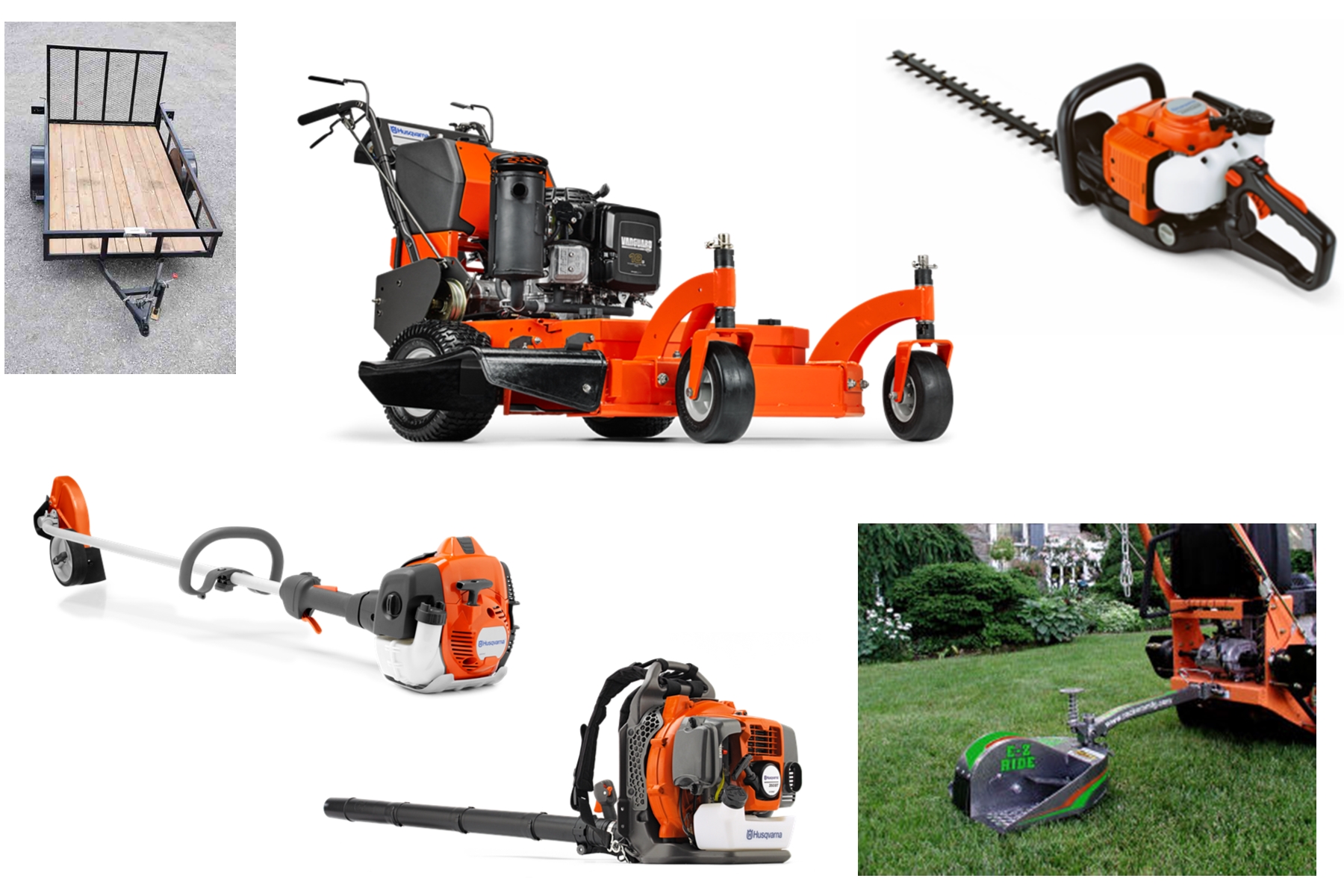 HH524 Husqvarna Mower Bundle W436 Walk Behind 525ECS Edger 350BT